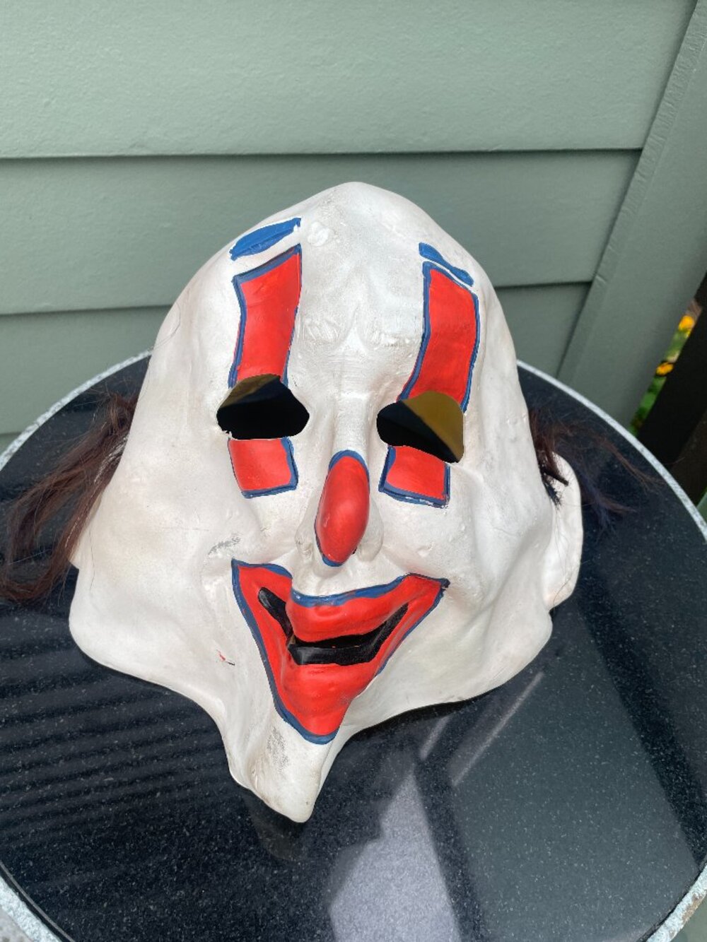 Rubie's Creepy Clown Latex Full Head Mask Horror Halloween Costume Hair 2008